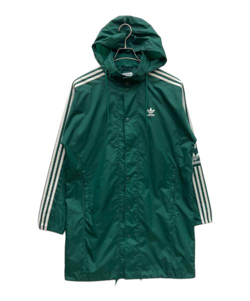 adidas（アディダス）adidas (アディダス) トレフォイルマネージャージャケット グリーン サイズ:Sの古着・服飾アイテム