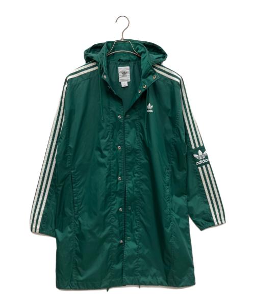 adidas（アディダス）adidas (アディダス) トレフォイルマネージャージャケット グリーン サイズ:Sの古着・服飾アイテム