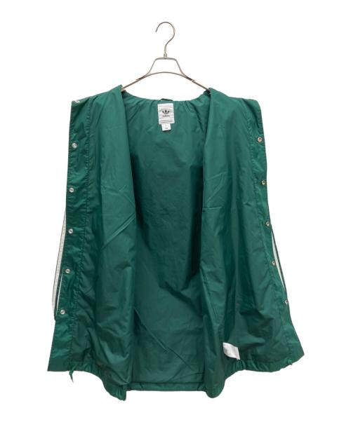 adidas（アディダス）adidas (アディダス) トレフォイルマネージャージャケット グリーン サイズ:Sの古着・服飾アイテム