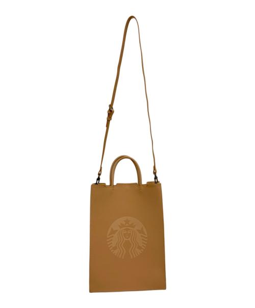 STARBUCKS COFFEE（スターバックス コーヒー）STARBUCKS COFFEE (スターバックス コーヒー) マイカスタマイズジャーニーセット 2WAYレザートートバッグ ブラウンの古着・服飾アイテム
