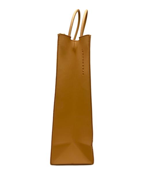 STARBUCKS COFFEE（スターバックス コーヒー）STARBUCKS COFFEE (スターバックス コーヒー) マイカスタマイズジャーニーセット 2WAYレザートートバッグ ブラウンの古着・服飾アイテム
