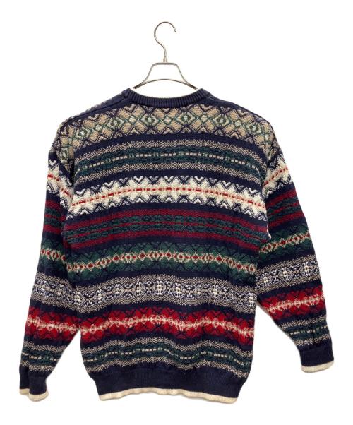 COTTON TRADERS（コットン トレーダーズ）COTTON TRADERS (コットン トレーダーズ) 厚手ニット ネイビー サイズ:Lの古着・服飾アイテム