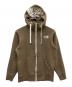 THE NORTH FACE（ザ ノース フェイス）の古着「ジップパーカー」｜ブラウン