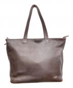 PORTERポーター）の古着「PORTER LINK  TOTE BAG」｜ブラウン