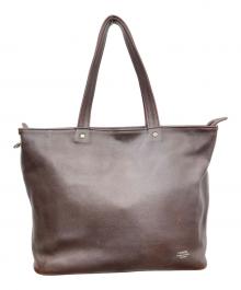 PORTER（ポーター）の古着「PORTER LINK  TOTE BAG」｜ブラウン