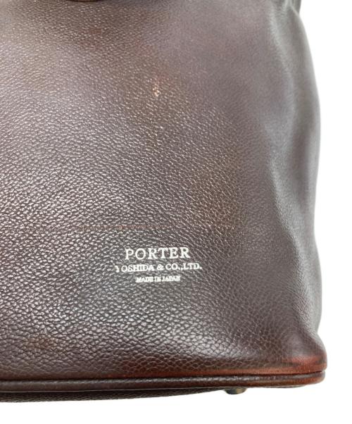 PORTER（ポーター）PORTER (ポーター) PORTER LINK  TOTE BAG ブラウンの古着・服飾アイテム