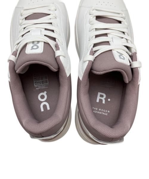 on（オン）On (オン) THE ROGER Advantage ホワイト×パープル サイズ:SIZE 23.5cmの古着・服飾アイテム