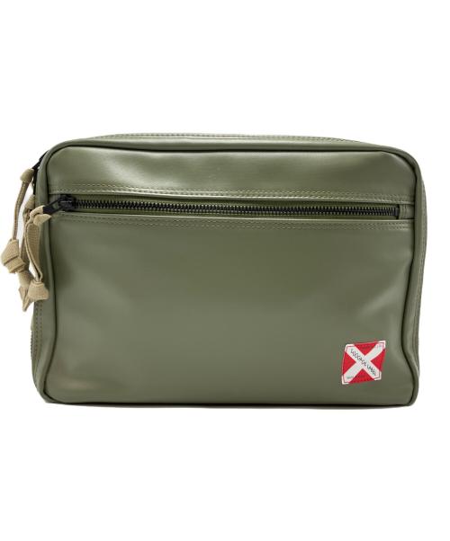 LUGGAGE LABEL（ラゲッジ レーベル）LUGGAGE LABEL (ラゲッジ レーベル) ライナー ショルダーバッグ グリーンの古着・服飾アイテム