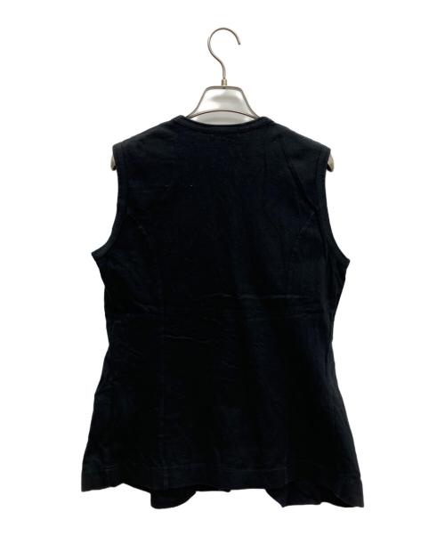 tricot COMME des GARCONS（トリココムデギャルソン）tricot COMME des GARCONS (トリココムデギャルソン) ノースリーブブラウス ブラック サイズ:不明の古着・服飾アイテム