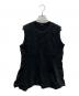 tricot COMME des GARCONS（トリココムデギャルソン）の古着「ノースリーブブラウス」｜ブラック