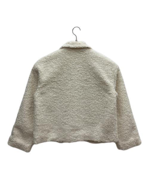 FRAY ID（フレイ アイディー）FRAY ID (フレイ アイディー) ボアジャケット ホワイト サイズ:Fの古着・服飾アイテム