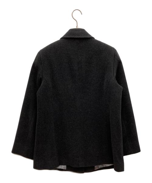 Aquascutum（アクアスキュータム）Aquascutum (アクアスキュータム) アンゴラ混ジャケット グレー サイズ:5Fの古着・服飾アイテム
