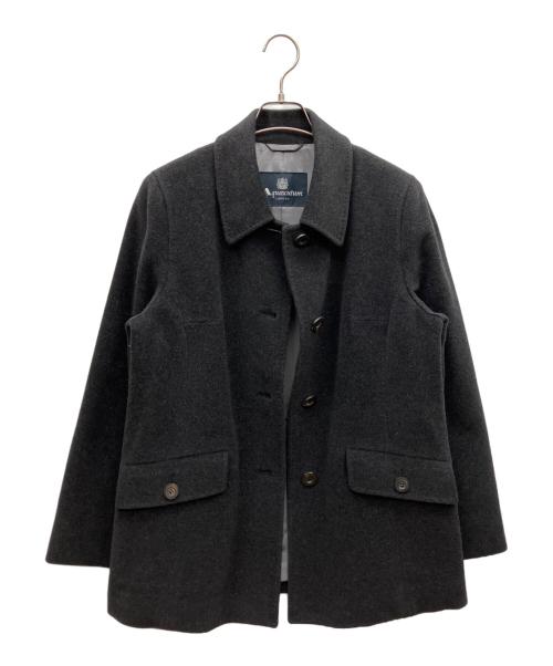 Aquascutum（アクアスキュータム）Aquascutum (アクアスキュータム) アンゴラ混ジャケット グレー サイズ:5Fの古着・服飾アイテム