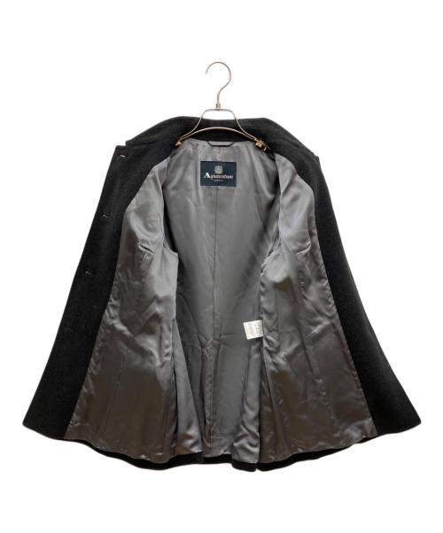 Aquascutum（アクアスキュータム）Aquascutum (アクアスキュータム) アンゴラ混ジャケット グレー サイズ:5Fの古着・服飾アイテム