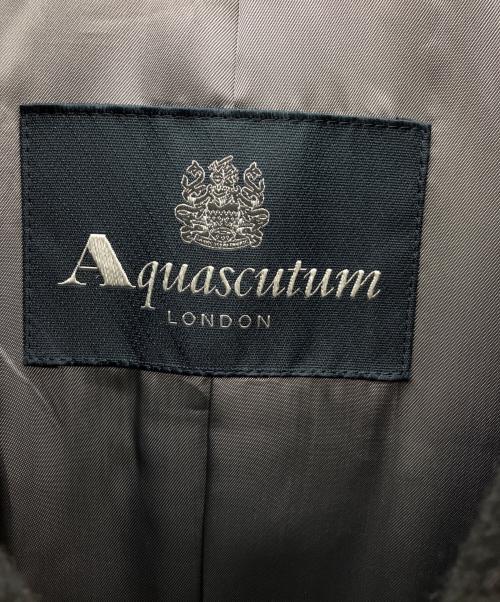 Aquascutum（アクアスキュータム）Aquascutum (アクアスキュータム) アンゴラ混ジャケット グレー サイズ:5Fの古着・服飾アイテム