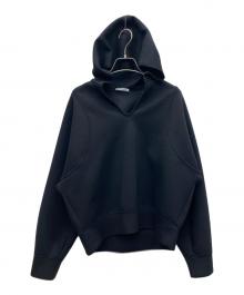 theory luxe（セオリーリュクス）の古着「プルオーバーパーカー」｜ブラック