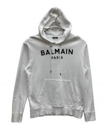 BALMAIN（バルマン）の古着「プルオーバーパーカー」｜ホワイト