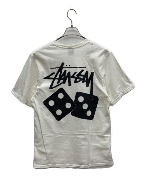 stussy（ステューシー）stussy (ステューシー) 半袖カットソー ホワイト サイズ:Mの古着・服飾アイテム