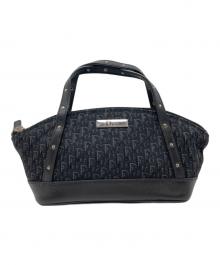 Christian Dior（クリスチャン ディオール）の古着「クリスチャン ディオールトロッター MC0073  ミニハンドバッグ」｜ブラック