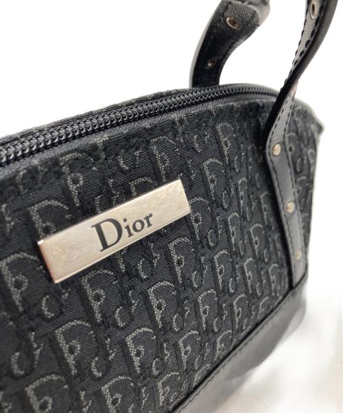 Christian Dior（クリスチャン ディオール）Christian Dior (クリスチャン ディオール) クリスチャン ディオールトロッター MC0073  ミニハンドバッグ ブラックの古着・服飾アイテム