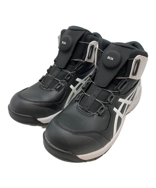 asics（アシックス）asics (アシックス) ウィンジョブ CP304 BOA（安全靴） ブラック×ホワイト サイズ:SIZE 27cm 未使用品の古着・服飾アイテム