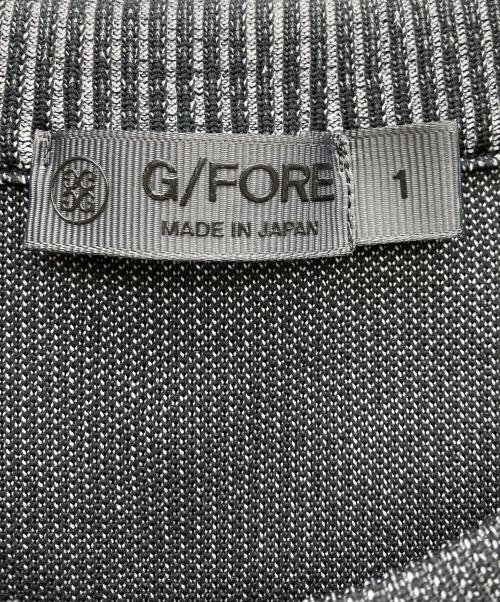 G/FORE（ジーフォア）G/FORE (ジーフォア) ニット ブラック×グレー サイズ:1の古着・服飾アイテム