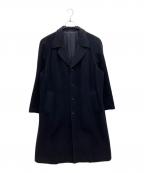 im productアイムプロダクト）の古着「im product ISSEY MIYAKE ウールコート」｜ネイビー
