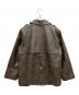 Tina Jojun (ティーナ ジョジュン) フェイクレザージャケット ブラウン サイズ:M：10000円