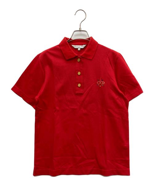 Christian Dior Sports（クリスチャン ディオールスポーツ）Christian Dior Sports (クリスチャン ディオールスポーツ) ポロシャツ レッド サイズ:Mの古着・服飾アイテム