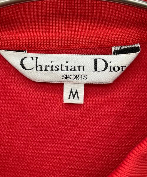 Christian Dior Sports（クリスチャン ディオールスポーツ）Christian Dior Sports (クリスチャン ディオールスポーツ) ポロシャツ レッド サイズ:Mの古着・服飾アイテム