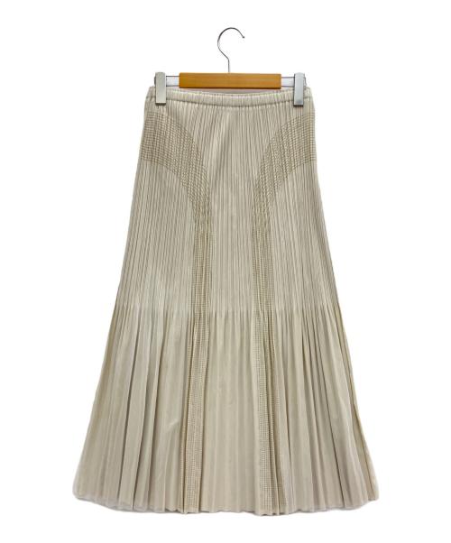 PLEATS PLEASE（プリーツプリーズ）PLEATS PLEASE (プリーツプリーズ) ロングスカート ベージュ サイズ:3の古着・服飾アイテム