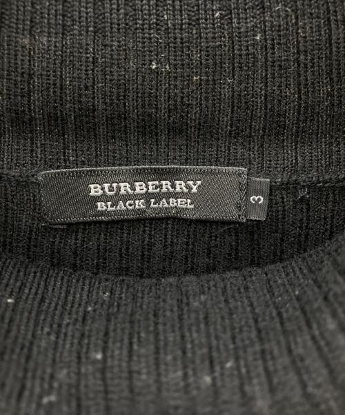 BURBERRY BLACK LABEL（バーバリーブラックレーベル）BURBERRY BLACK LABEL (バーバリーブラックレーベル) ハイネックニット ブラック サイズ:3の古着・服飾アイテム