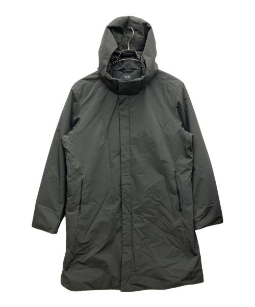 UNIQLO（ユニクロ）UNIQLO (ユニクロ) ハイブリッドダウンコート オリーブ サイズ:XLの古着・服飾アイテム