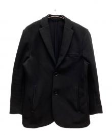 ARMANI EXCHANGE（アルマーニ エクスチェンジ）の古着「ボンデッドピケシングルブレストジャケット」｜ブラック