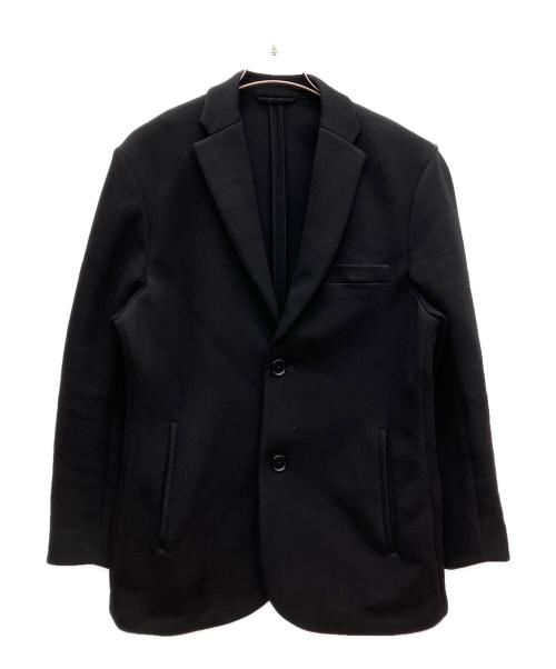 ARMANI EXCHANGE（アルマーニ エクスチェンジ）ARMANI EXCHANGE (アルマーニ エクスチェンジ) ボンデッドピケシングルブレストジャケット ブラック サイズ:XSの古着・服飾アイテム