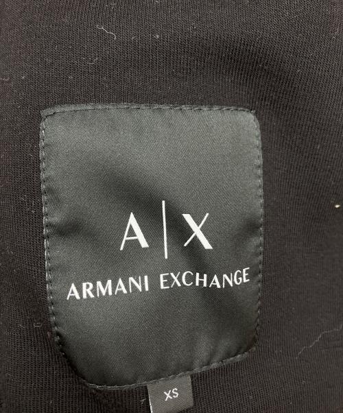 ARMANI EXCHANGE（アルマーニ エクスチェンジ）ARMANI EXCHANGE (アルマーニ エクスチェンジ) ボンデッドピケシングルブレストジャケット ブラック サイズ:XSの古着・服飾アイテム