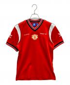 adidas Originalsアディダスオリジナル）の古着「MANCHESTER UNITED 半袖カットソー」｜レッド