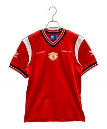 adidas Originals（アディダスオリジナル）の古着「MANCHESTER UNITED 半袖カットソー」｜レッド