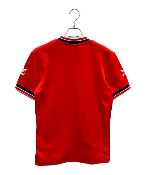 adidas Originals（アディダスオリジナル）adidas originals (アディダスオリジナル) MANCHESTER UNITED 半袖カットソー レッド サイズ:SIZE Lの古着・服飾アイテム