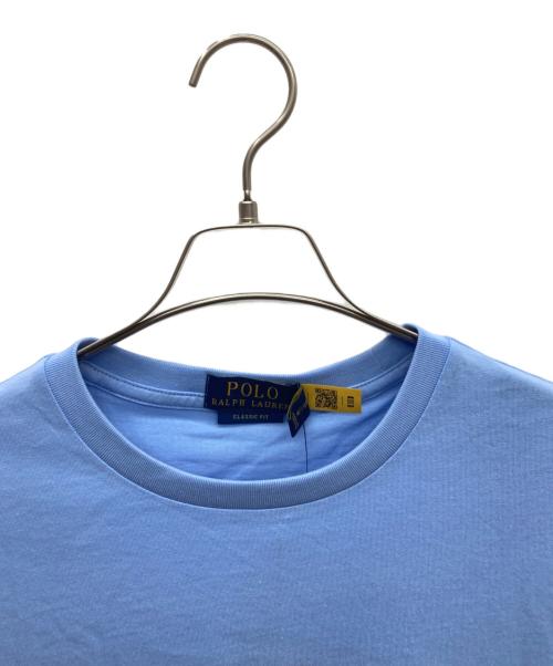 POLO RALPH LAUREN（ポロ・ラルフローレン）POLO RALPH LAUREN (ポロ・ラルフローレン) 半袖カットソー スカイブルー サイズ:SIZE L 未使用品の古着・服飾アイテム