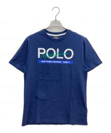 POLO RALPH LAUREN（ポロ・ラルフローレン）の古着「半袖カットソー」｜ネイビー