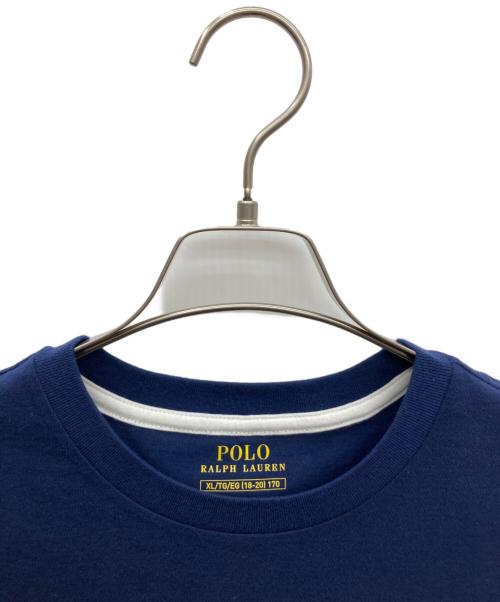 POLO RALPH LAUREN（ポロ・ラルフローレン）POLO RALPH LAUREN (ポロ・ラルフローレン) 半袖カットソー ネイビー サイズ:SIZE L 未使用品の古着・服飾アイテム