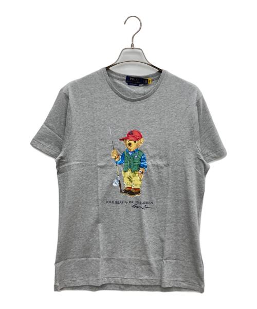 POLO RALPH LAUREN（ポロ・ラルフローレン）POLO RALPH LAUREN (ポロ・ラルフローレン) 半袖カットソー ライトグレー サイズ:SIZE L 未使用品の古着・服飾アイテム