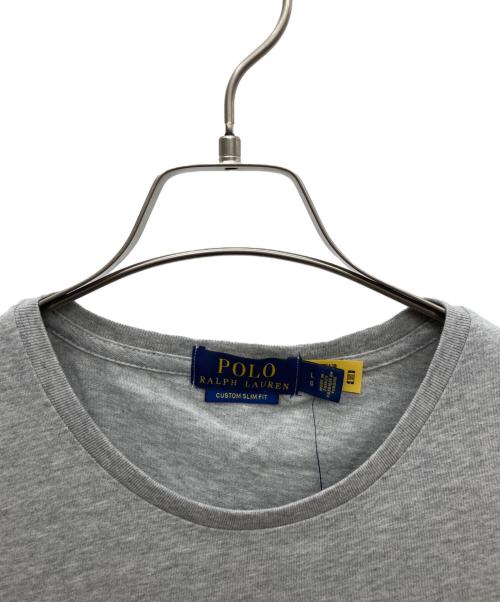 POLO RALPH LAUREN（ポロ・ラルフローレン）POLO RALPH LAUREN (ポロ・ラルフローレン) 半袖カットソー ライトグレー サイズ:SIZE L 未使用品の古着・服飾アイテム