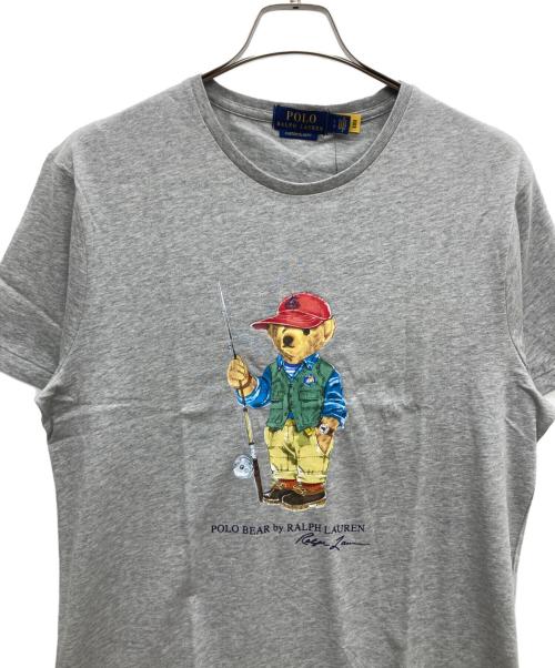 POLO RALPH LAUREN（ポロ・ラルフローレン）POLO RALPH LAUREN (ポロ・ラルフローレン) 半袖カットソー ライトグレー サイズ:SIZE L 未使用品の古着・服飾アイテム