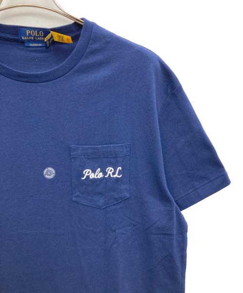 POLO RALPH LAUREN（ポロ・ラルフローレン）POLO RALPH LAUREN (ポロ・ラルフローレン) 半袖カットソー ネイビー サイズ:SIZE M 未使用品の古着・服飾アイテム
