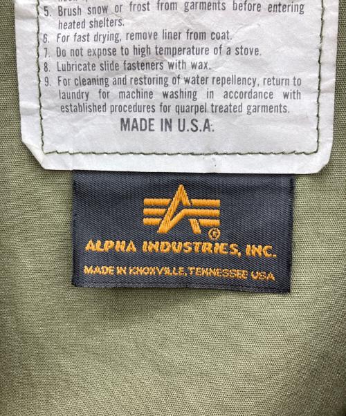 ALPHA INDUSTRIES（アルファインダストリーズ）ALPHA INDUSTRIES (アルファインダストリーズ) M65ジャケット カーキ サイズ:MEDIUM REGULARの古着・服飾アイテム