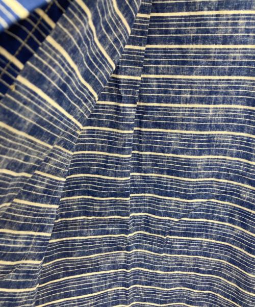 BIG YANK（ビッグヤンク）BIG YANK (ビッグヤンク) U54 QLS SHIRTS FUZZY BORDER ネイビー サイズ:表記無しの古着・服飾アイテム