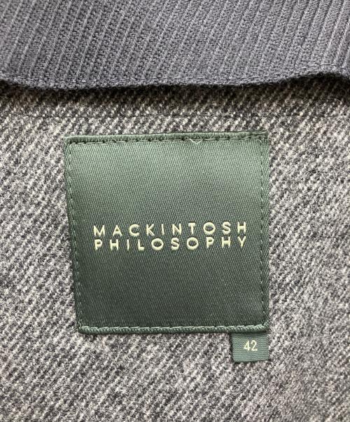 MACKINTOSH PHILOSOPHY（マッキントッシュ フィロソフィー）MACKINTOSH PHILOSOPHY (マッキントッシュ フィロソフィー) ライナー付ウールトレンチコート ブラック サイズ:42の古着・服飾アイテム