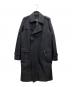 MACKINTOSH PHILOSOPHY（マッキントッシュ フィロソフィー）の古着「ライナー付ウールトレンチコート」｜ブラック